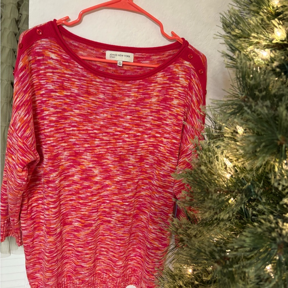Jones New York Women's Multicolor Knit Sweater.
NWOT.